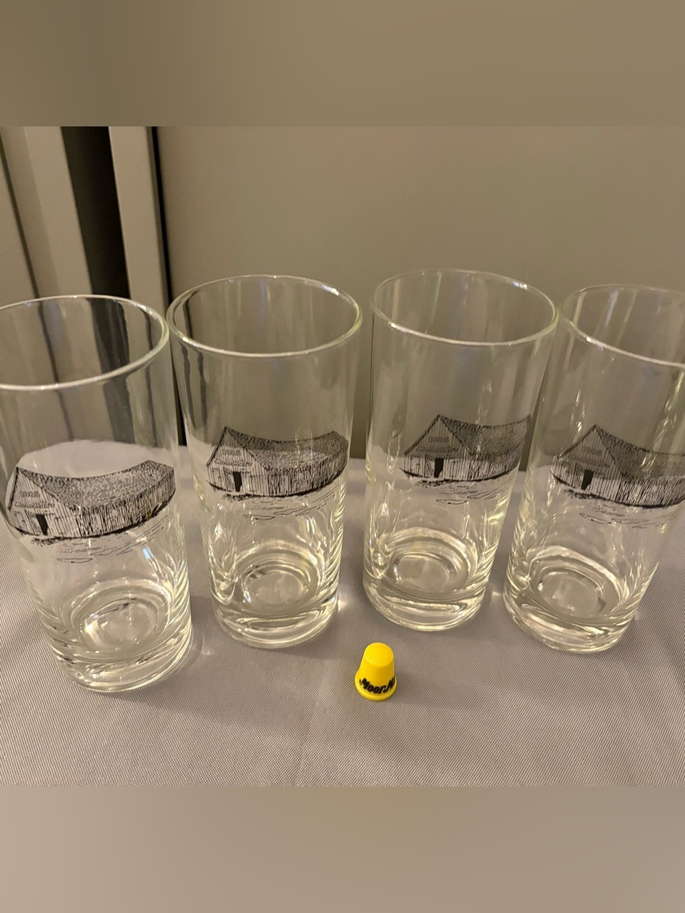 Federal Glassware MoorMan’s Feed - Set of 4 - Never Used